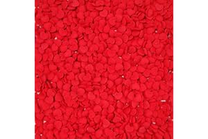 Homankit Red Hearts Sprinkles Edible Baking Cupcake Cake Decoration Cookie Ice Cream Donut Decorating 2.82 Ounces