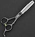 Chiulan 6inch Hair Shears Set Professional Barber Scissors Hair Cutting Stylish Thinning Shear Haircut for Salon Hairdressing Razor Edge Scissors Kit (blue screw)
