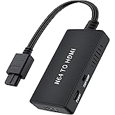 Sheiaier N64 to HDMI Converter Adapter, Converter for N64 /Gamecube/Super NES Game Video Signal to HDMI Signal, Displayed on 1080p HD TV/Moniter.