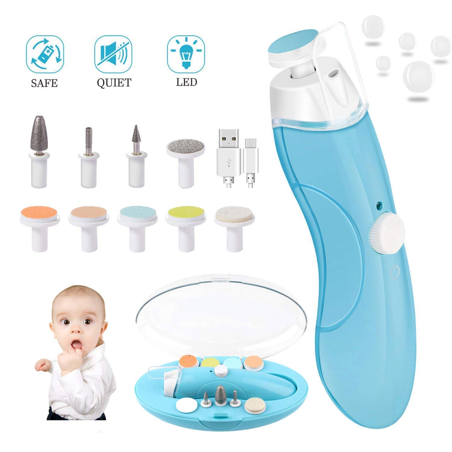 Best Electric Baby Nail Trimmer With Good Grip Reviews For Sweet Littles