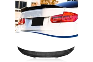 XPHAZZ Carbon Fiber Pattern F30 Spoiler PSM-Style Compatible with (2013-2018) 3 Series F30 Sedan / F80 M3 Sedan