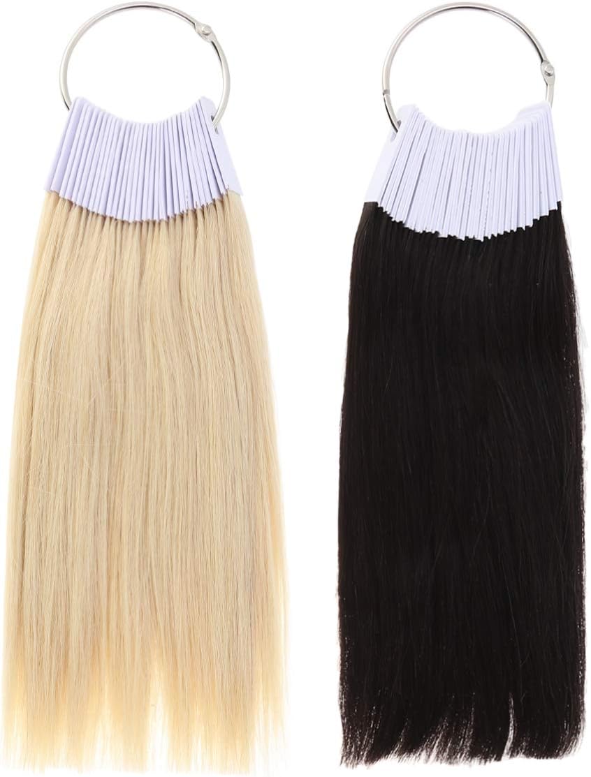 Model Kits Hair Color Human Hair Testing Color Samples (3 Degree Color) 30pcs Hair Styling Tools, 30 count (Pack of 1) - Image 4