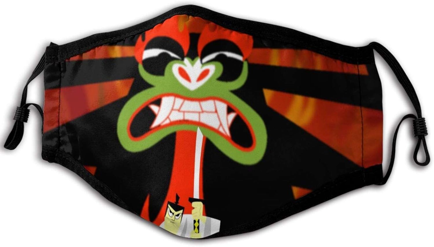 Face Mask Aku Samurai Jack Adult Black Dust Masks