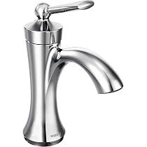 Moen Wynford Posi-Temp Badewannen-/Duscharmatur – Gebürstetes Nickel, Mit Moentrol Ventil, Menlo XL Duschkopf