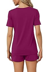 RUBZOOF Women's Short Sleeve Pajama Sets with