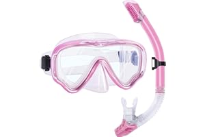 SwimStars Snorkel Set for Adults & Kids - Anti-Fog Mask with Adjustable Strap and Purge Valve Snorkel - Ideal for Snorkeling & Swimming