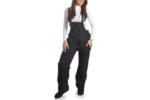 Arctic Hero Womens Snow Bibs - Waterproof Insulated Snow Pants Womens Overall Snowboarding Cold Weather Ski Pants