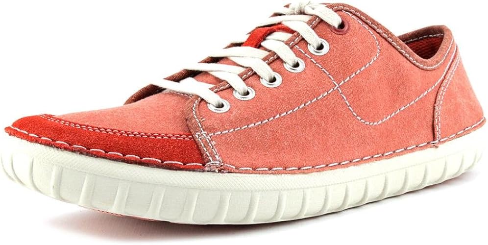 clarks sneakers mens red