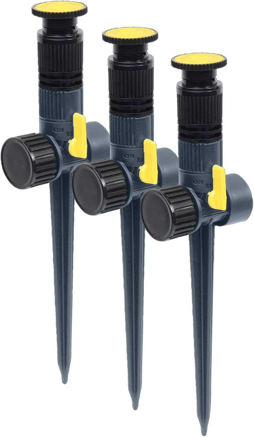 Melnor 65129-AMZ Multi-Adjustable 3-Pack Sprinklers : Garden & Outdoor