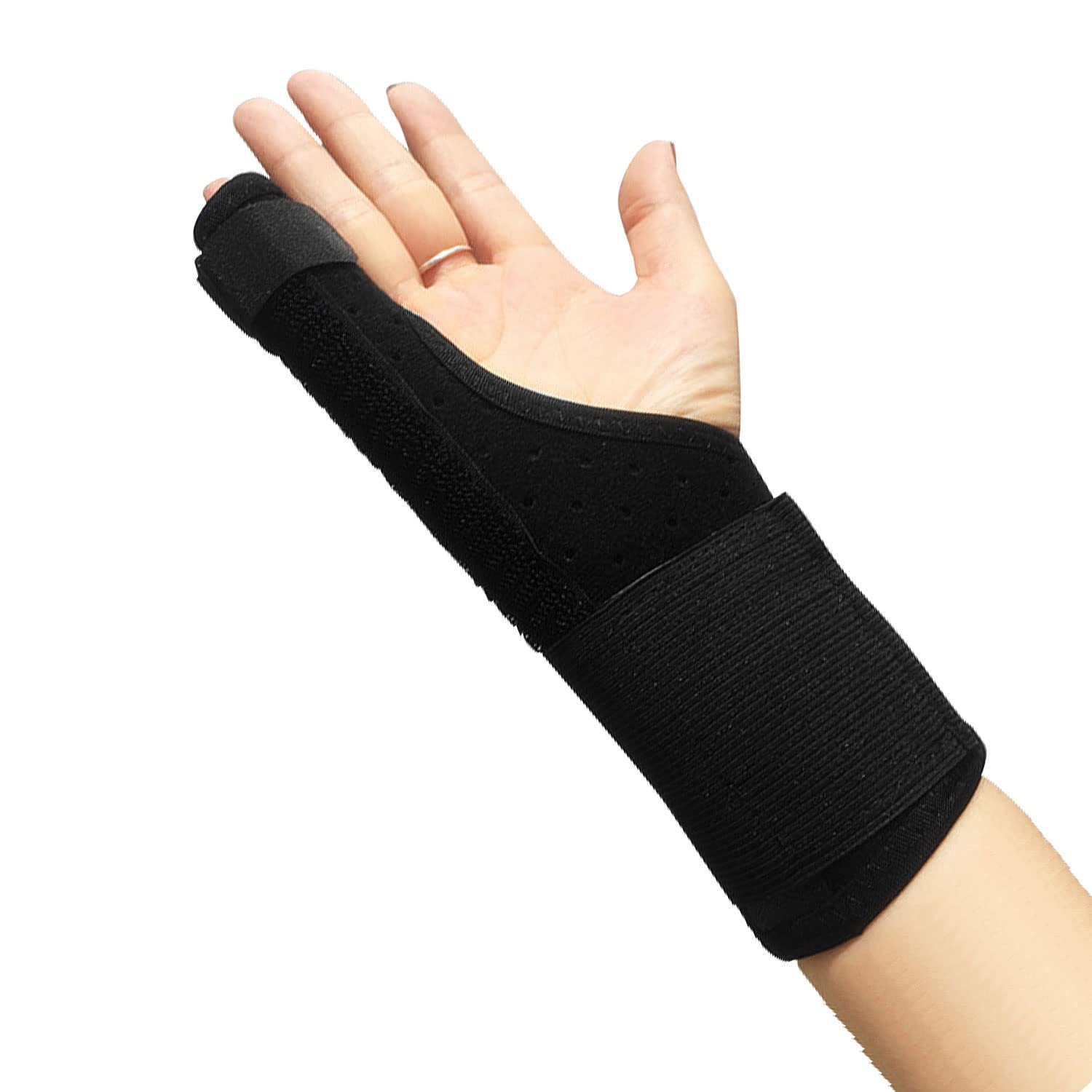 Powerful Little Finger Splint, Breathable Little Finger Splint Right Hand and Left Hand, for Maniphalanx Pain Relief and Broken Maniphalanx, for Carpal Tunnel Arthritis, Tendonitis