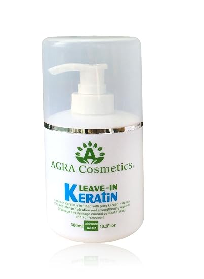 Agra Cosmetics® Leave-In +Keratin Unique 300 Ml/ 10.2 Fl.Oz (736649673090)