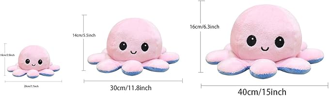 Cadeau Adulte Pour Enfants Pieuvre En Peluche Flip Emoticones Mignonnes Jouet En Peluche Pieuvre Double Face Flip Gros Peluche Poulpe 40cm Pieuvre Peluche Reversible Poupee De Poulpe Peluches Doudou Jeux Et Jouets Mkyra Org