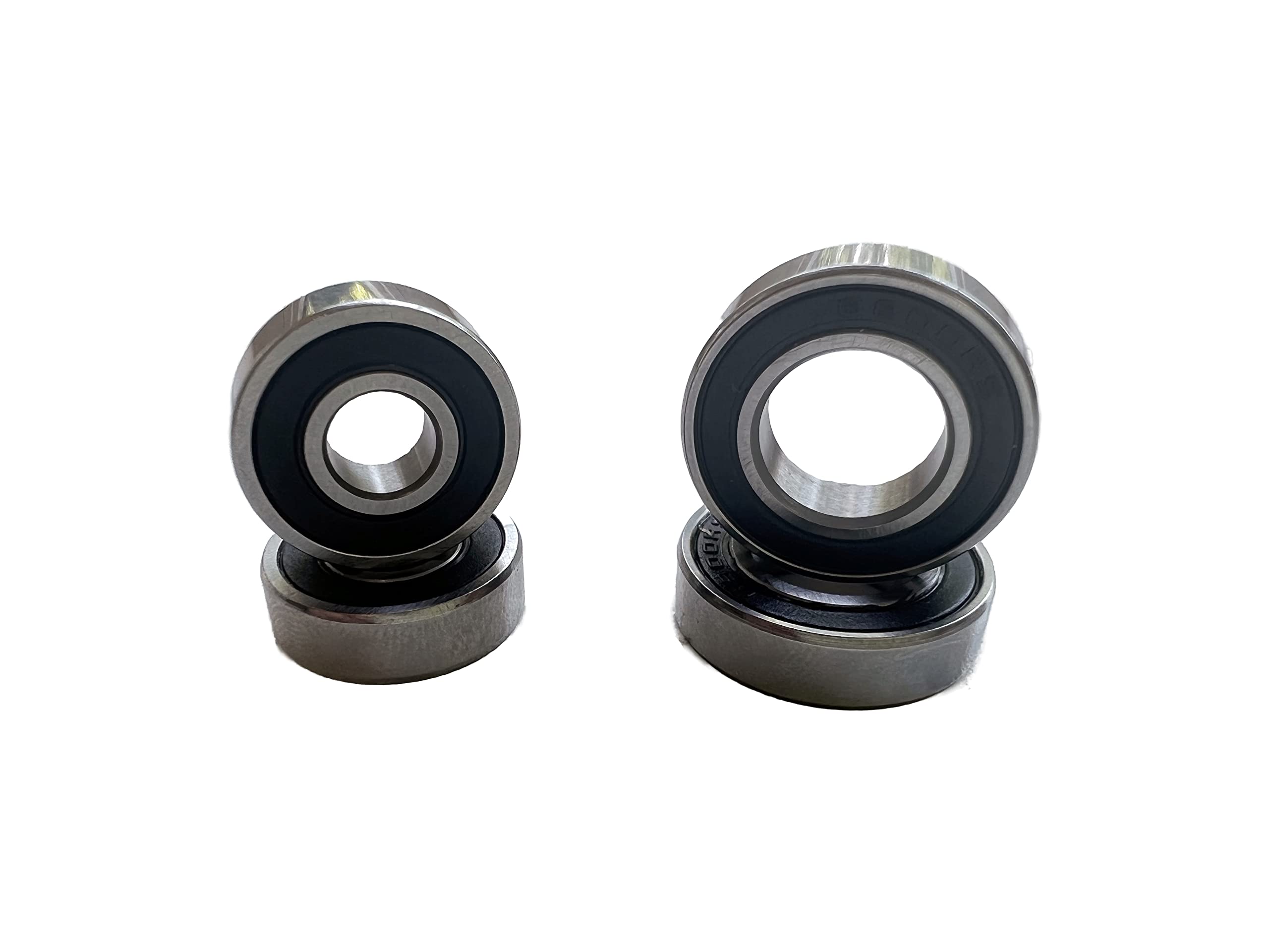 TIMBERA Ball Bearing Repair Kit (4-Pack) – Fits Husqvarna Automower Rear Wheel and Cutting Motor Spindle Shaft – Models 105, 305, 308, 308X – Chrome Steel Bearings for Robotic Mower