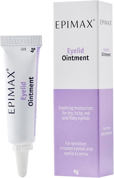 Epimax Eyelid Ointment Soothing Moisturiser Dry Itchy Red Flaky Eye Relief