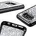 Caka Galaxy S8 Plus Case, Galaxy S8 Plus Glitter Case Starry Night Series Luxury Fashion Bling Flowing Liquid Floating Sparkle Glitter Girly Soft TPU Case for Samsung Galaxy S8 Plus (Silver)