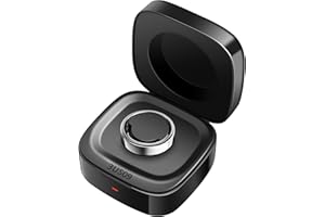 finlusri Smart Rings Charger Case Only Compatible with Oura Ring Gen 3 Heritage/Horizon - Rings Charging Box with Indicator Light - Portable for Ring Storage, Travel, Prevent Scratches (Size 9)