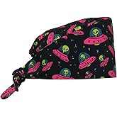 Pickle Working Cap, Scrub Cap with Sweatband, Adjustable Tie Back Hat Breathable Headgear for Women/Men