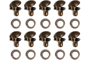 CALLARON 10Pcs Boot Lace Hooks and Buckles With Rivets - Shoe Eyelet Repair Kit for Climbing, Hiking, Camp Accessories 10mm