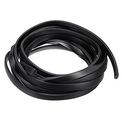 uxcell U Channel Edge Trim, 14.8ft Length Rubber