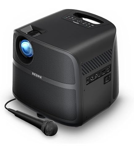 Amazon.com: ION Portable Outdoor 720P HD LED Projector with Amazon.com: ION Portable Outdoor 720P HD LED Projector with