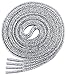 Odema 6 Pairs Sneaker Shoe Laces Glitter Shiny Metallic Sequin Shoelaces in 110cm