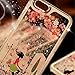 iPhone 6 Plus Case, 6s Plus 5.5 inch shell ,Qissy Cool Moving Girl Stars Bling Glitter Floating Dynamic Flowing Case Liquid Cover (not for iPhone6 / 6s!) (5)