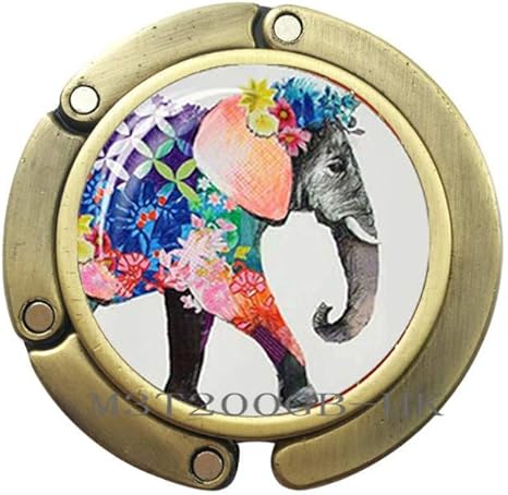 Amazon Co Jp 絵画 象 財布 フック アート 絵 動物 ガラス