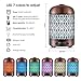 Metal Essential Oil Aromatherapy Diffuser Electric Cool Mist Led light Diffuser Copper 100ml with Timer Waterless Auto Shut-off and 7 Colors LED Light for Home Office Yoga Ornaments