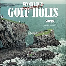 World's Toughest Golf Holes 2019 12 x 12 Inch Monthly Square Wall Calendar by Wyman, Golfing Outdoor Sport World's Toughest Golf Holes 2019 12 x 12 Inch Monthly Square Wall Calendar by Wyman, Golfing Outdoor Sport
