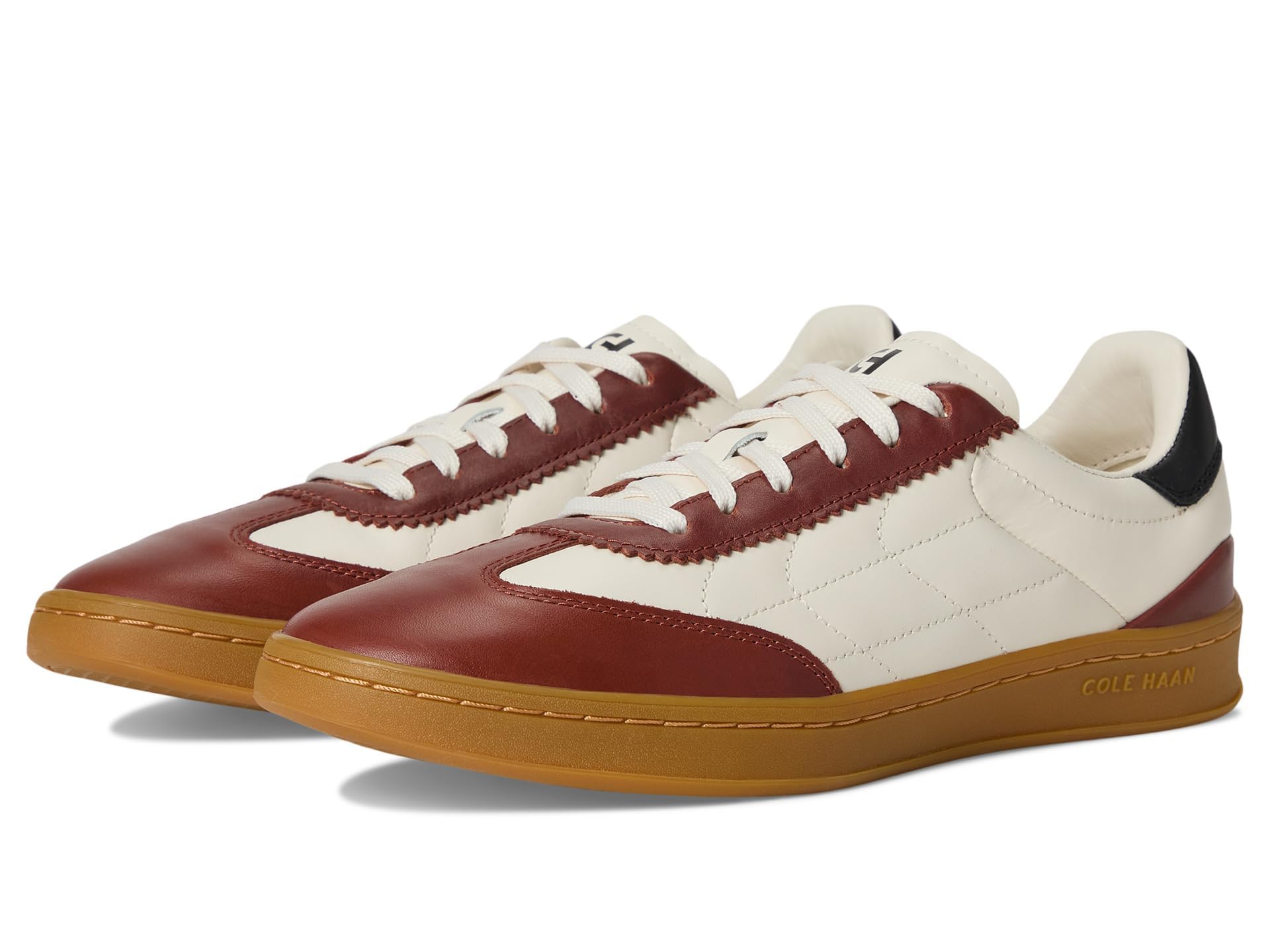 Photo 1 of Cole Haan Women's Grandprø Breakaway Sneakers, Ivory/DK Cuoio, 8.5