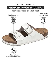 Project Cloud 100% Genuine Leather Flat Sandals