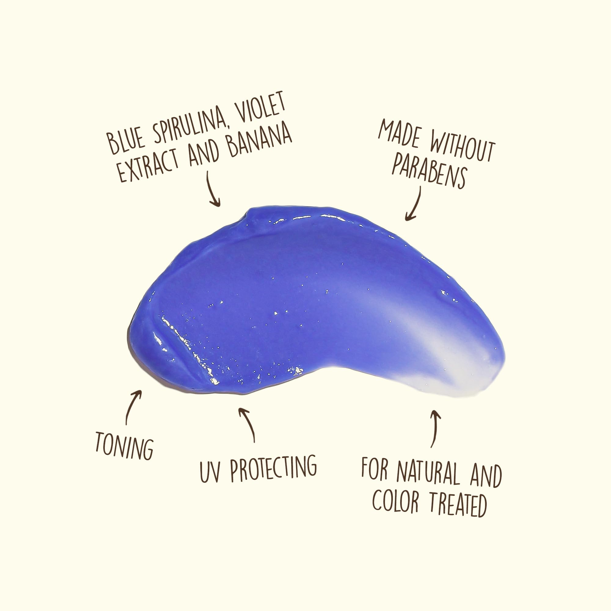 Sun Bum Blonde Purple Conditioner - Moisturizing and Brightening Formula - UV Protecting and Color Enhancing and Toning Hair Treatment for Blonde Hair - Helps Prevent Breakage and Frizz - 10 oz