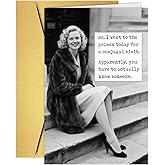 Funny Birthday Card for Bestie Bestfriend Sister BBF Woman Friend, Hilarious Cards&Gift for Sassy Friend, Humorous Snarky Friendship Card