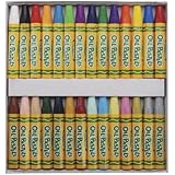 Crayola; Oil Pastels; Art Tools; 28 ct; Bright, Bold Opaque Colors; Jumbo Size; Hexagonal Shape