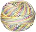 Handy Hands Lizbeth Egyptian Cotton Crochet, Tatting, Knitting Thread Size 3 (50 Grams 120 Yards) – HH03153, Rainbow Taffy