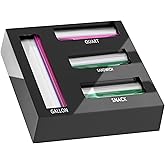 Neatsure Acrylic Magnetic Food Bag Storage Organizer for Drawer or Refrigerator, Compatible with Gallon, Quart, Sandwich, Snack & Variety Size Bags