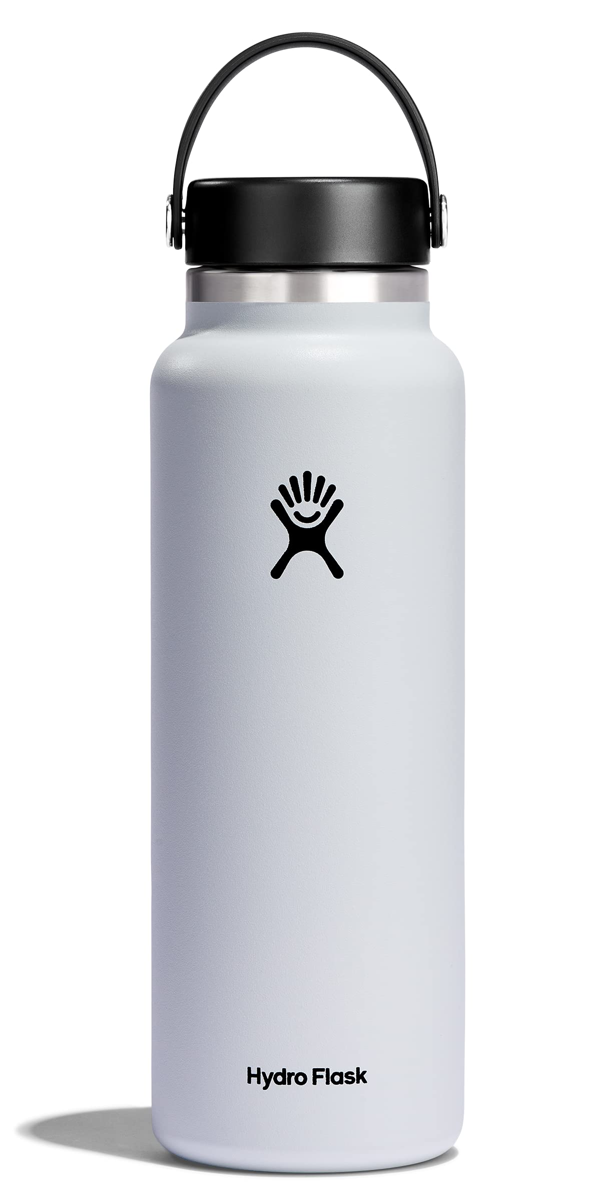 Hydro Flask Water Bottle - Insulated Stainless Steel - Wide Mouth Flex Lid, Non Spill, Leakproof and Refillable in 40 Oz Image