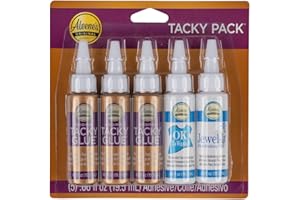 All-Purpose Tacky and Jewelry Glue – Premium Adhesive for Crafts, Jewelry, and Household Repairs – Tacky Pack (1 Pack - 5 Bot
