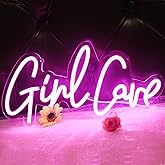 Girl Cave Neon Sign Pink Decor for Girls 15.7×7.9 inches Girl Cave Led Light for Bedroom Home Decor Wall Decor LED Neon Signs for Girls Party Gamer Room Beauty Room Nail Studio to Art Decoration