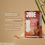 Jude Bamboo Incontinence Liners for Women | Ultra Thin 2mm, 120ml Absorption view 2
