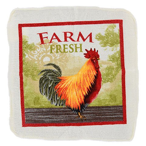1 Rooster+Kitchen+Decor+Potholders+Dishcloths