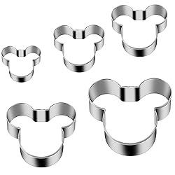 Tmflexe Mouse Cookie Cutter Sandwich Cutters for