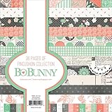 Bo Bunny 36-Sheet Pincushion Paper Pad, 6 by 6-Inch