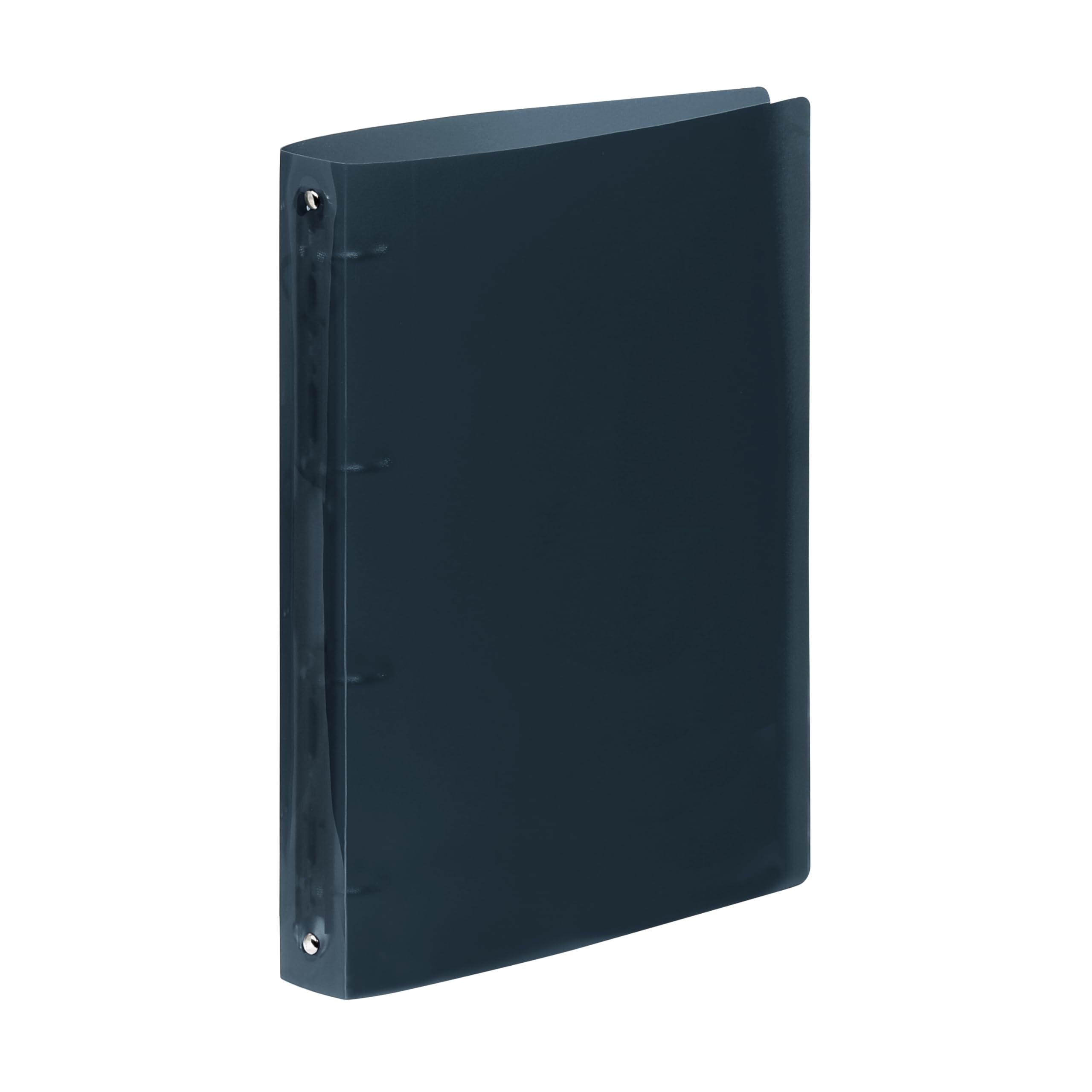 Viquel - A4 Soft Ring Binder with 4 Rings - 3.5 cm Spine - Translucent Black