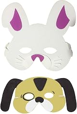COSORO 25 Kids Animal Foam Masks Party Bag Fillers Masquerade Birthday view 3