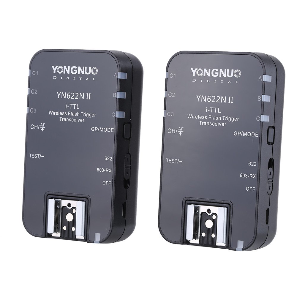 YONGNUO YN622N II 2.4G Wireless i-TTL Flash Trigger Receiver Transmitter Transceiver for Nikon D70 D80 D90 D200 D300 D600 D700 D800 D3000 D5000 D7000 Series