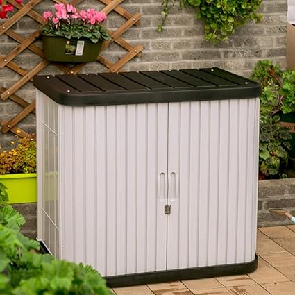 Coffres De Rangement Exterieur Verrouillables Casier De Rangement Exterieur Jardin Balcon Armoire A Outils Portes Coulissantes Assemblage Requis Etanche For La Maison Pour Patio Garage Arriere Cour Amazon Fr Cuisine Maison