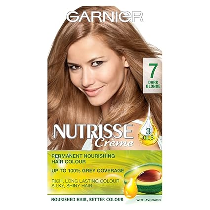 Garnier Nutrisse 7 Dark Blonde Permanent Hair Dye Amazon Co Uk