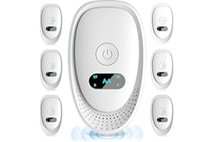 LICKUM & STICKUM 2025 Upgraded Ultrasonic Repeller & Insect Indoor Repeller, Mouse Repellent Ultrasonic Plug in for Rodent 6FD Fei