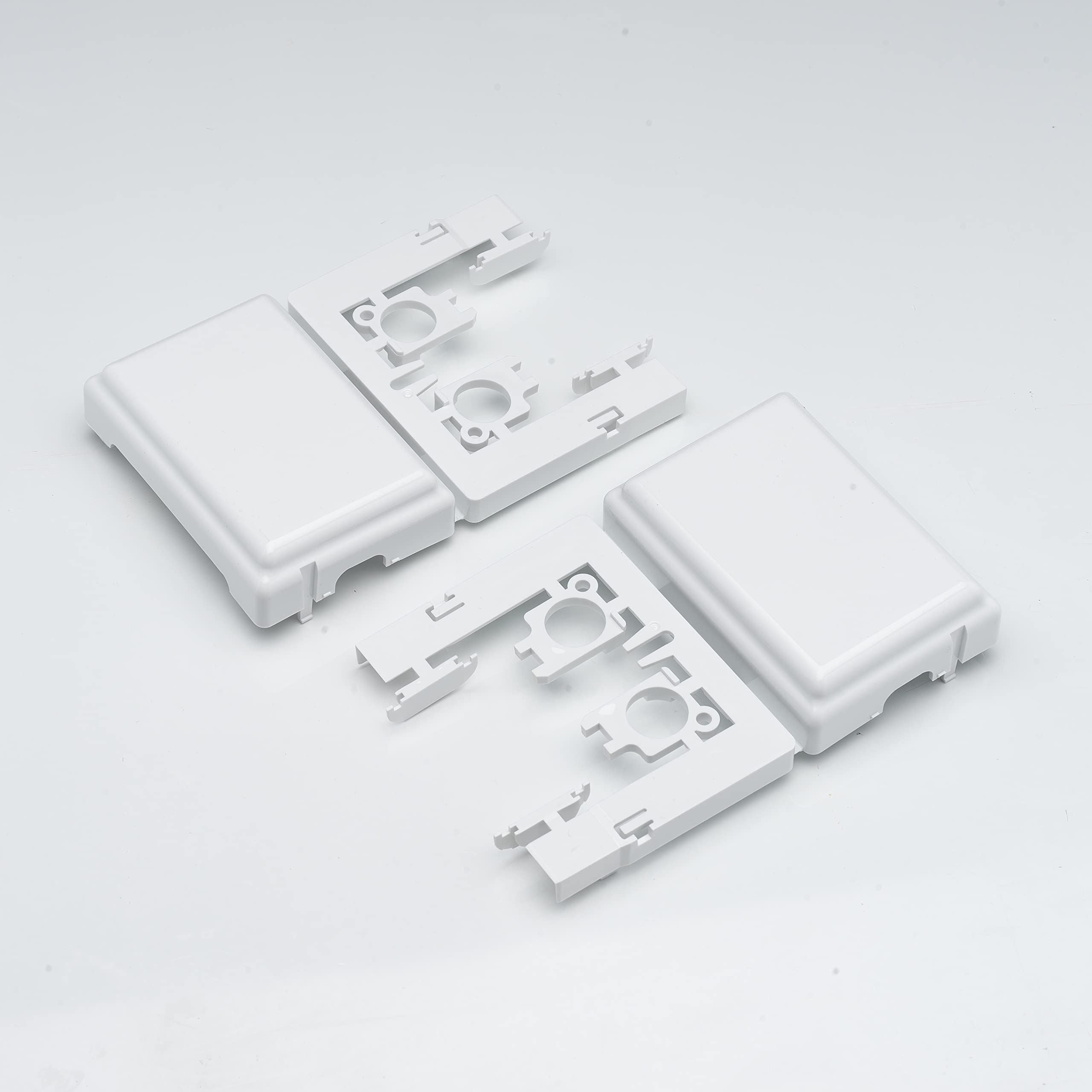 Cardea Solutions SocketLoc UK Electrical Key Lockable Twin Plug Socket Protector Cover (2 Pack),Small